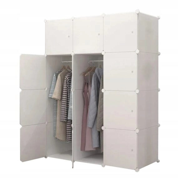 Armadio bianco 111x47x147 cm