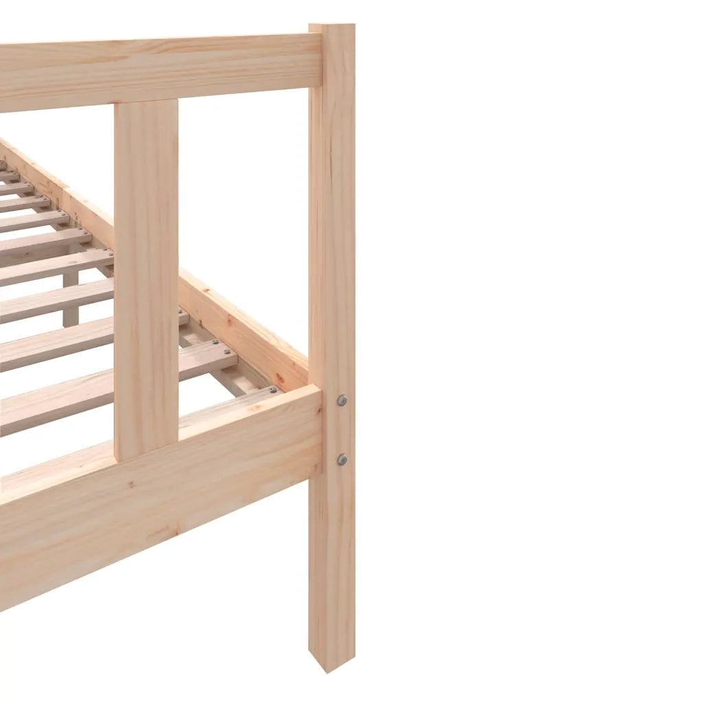 Giroletto-Struttura Letto in Legno Massello di Pino 200x200 cm 804423