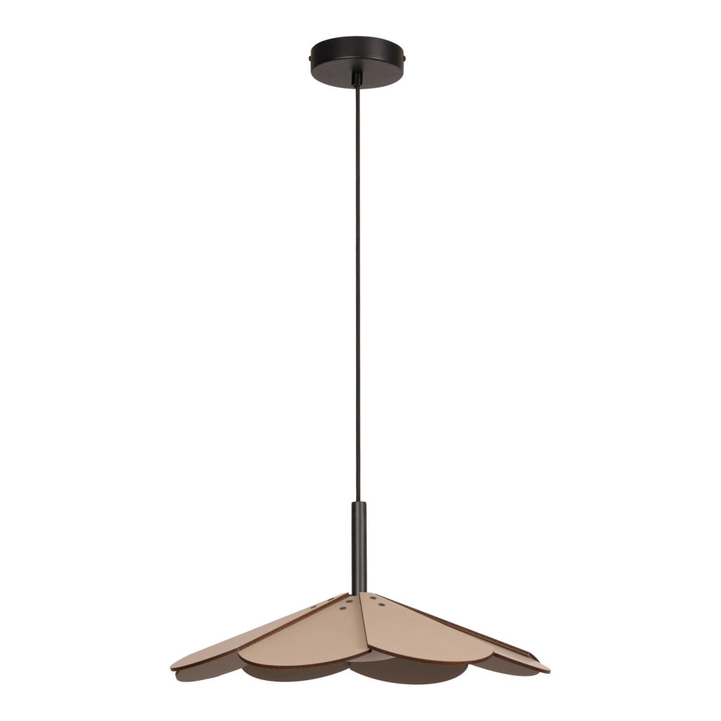 Lampada sospesa japandi BLOMSTER LED taupe Lucide