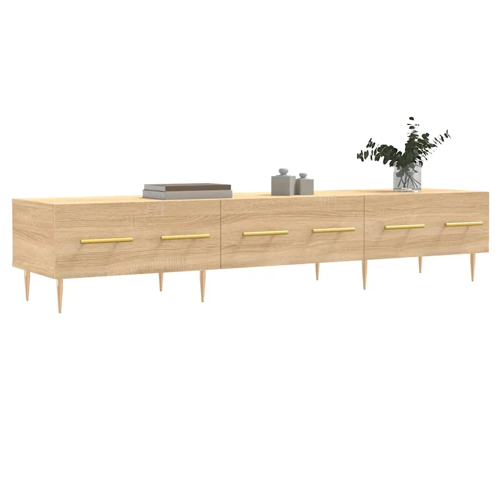 vidaXL Mobile Porta TV Rovere Sonoma 150x36x30 cm in Legno Multistrato