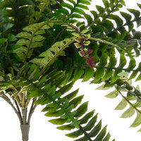 Felce Artificiale Composta da 42 Foglie Altezza 73 cm Verde