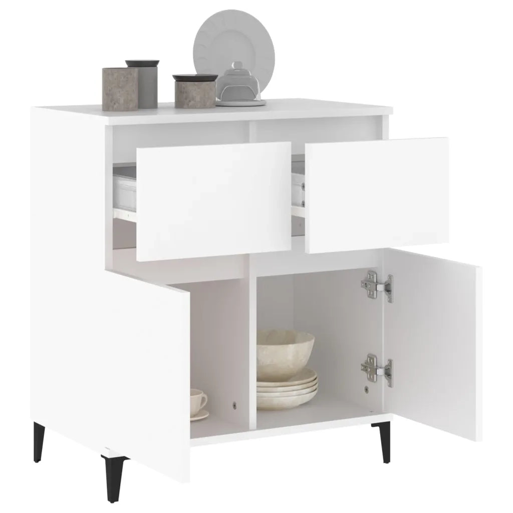 Credenza Bianca 60x35x70 cm in Legno Multistrato 819684