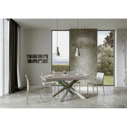 Tavolo allungabile 180/440x90 cm Volantis Premium telaio Multicolore 4/A - Cashmere