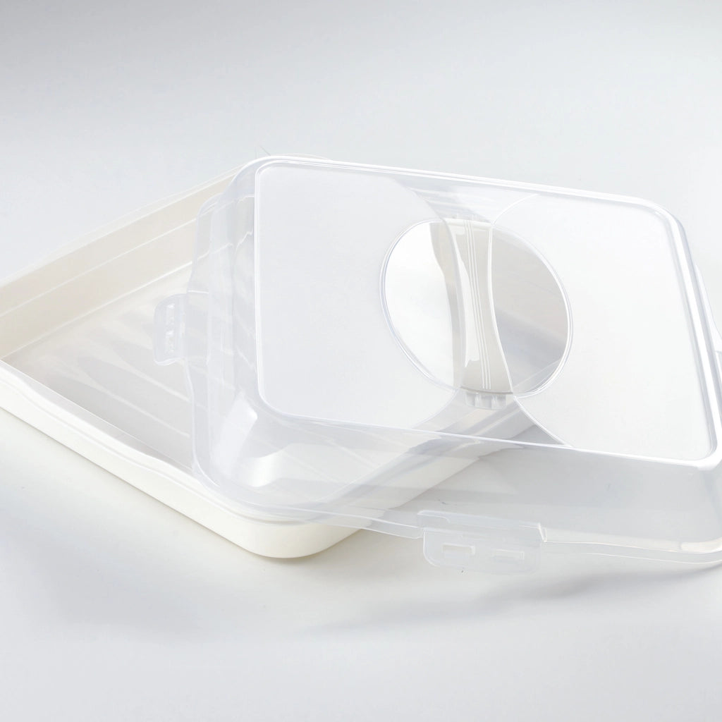 Contenitore quadrato in plastica KADAX per la cottura di torte, scatola per torte con coperchio