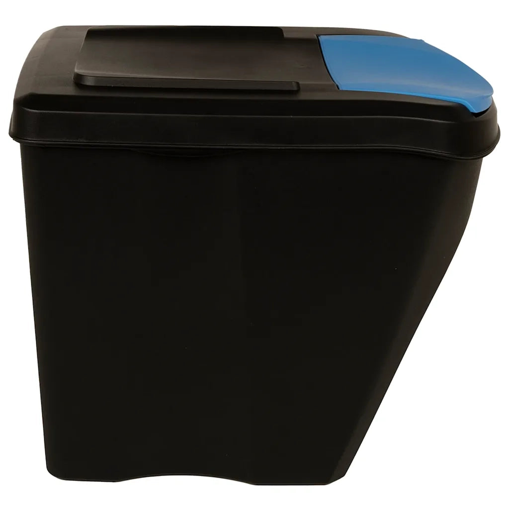 Cestini per Rifiuti Impilabili 3 pz Antracite 75 L CFW3739997