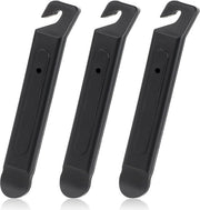 Lanterne per pneumatici da bicicletta - trasportabili e robusti - 3 pezzi - nero - plastica - attrezzi di riparazione duraturi - per pneumatici da bicicletta