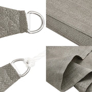 Vela Parasole 160 g/mÂ² Rettangolare Grigio Chiaro 2,5x4 m HDPE
