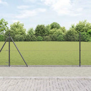 Palo della recinzione Grigio 25 x 1 m (rete 12 x 12 mm) Acciaio