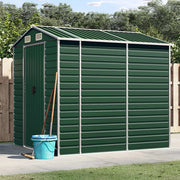 Casetta da giardino verde 191x215x198 cm in acciaio zincato 3188232