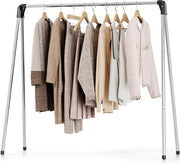 Cestello per abbigliamento - Asciugacapelli efficiente, asciugacapelli pieghevole, stendino per abbigliamento in acciaio inossidabile con 4 livelli e 2 pannelli laterali