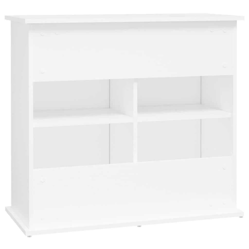Base per mobiletto per acquario 81 x 36 x 73 cm legno ingegnerizzato bianco 02_0045072