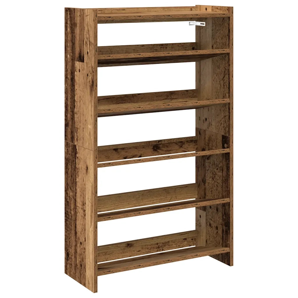 Scarpiera Legno Antico 60x25x100 cm in Truciolato 859876