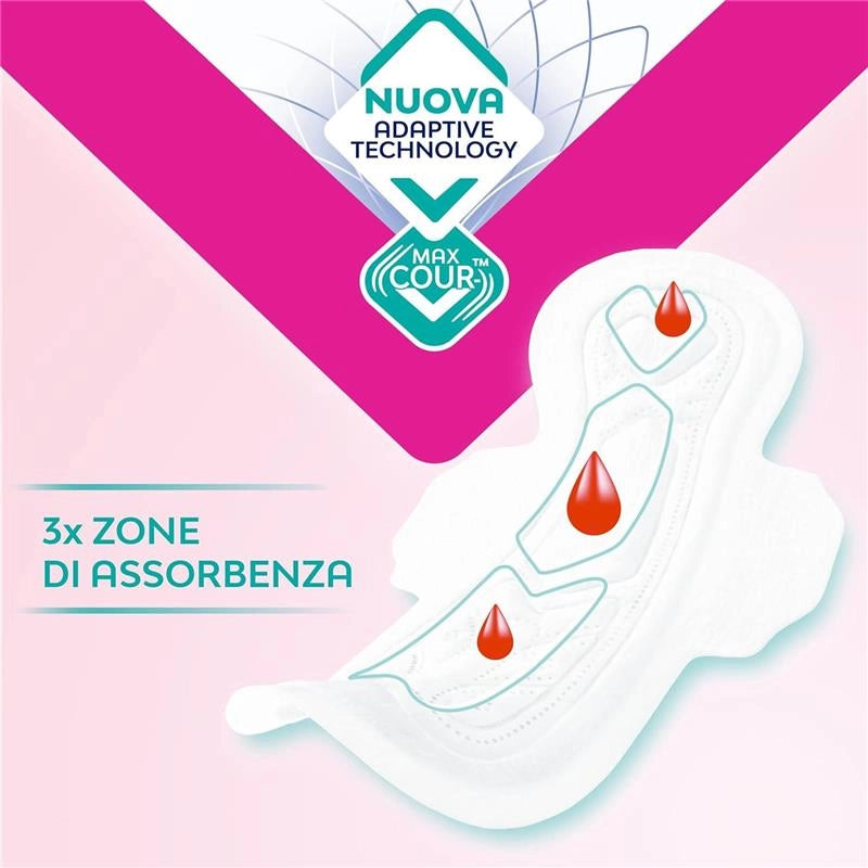 NUVENIA ASSORBENTE PURE SENSITIVE ULTRA NOTTE CON ALI SUPERFICIE DELICATA PER PELLI SENSIBILI 8 PZ