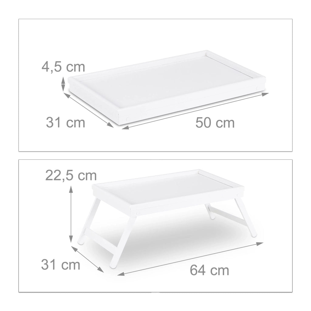 Vassoio da letto/portatile/computer in bambù bianco 13_0002744