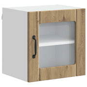 Pensile da cucina | Mobile in vetro da parete LUCCA Rovere Artigianale