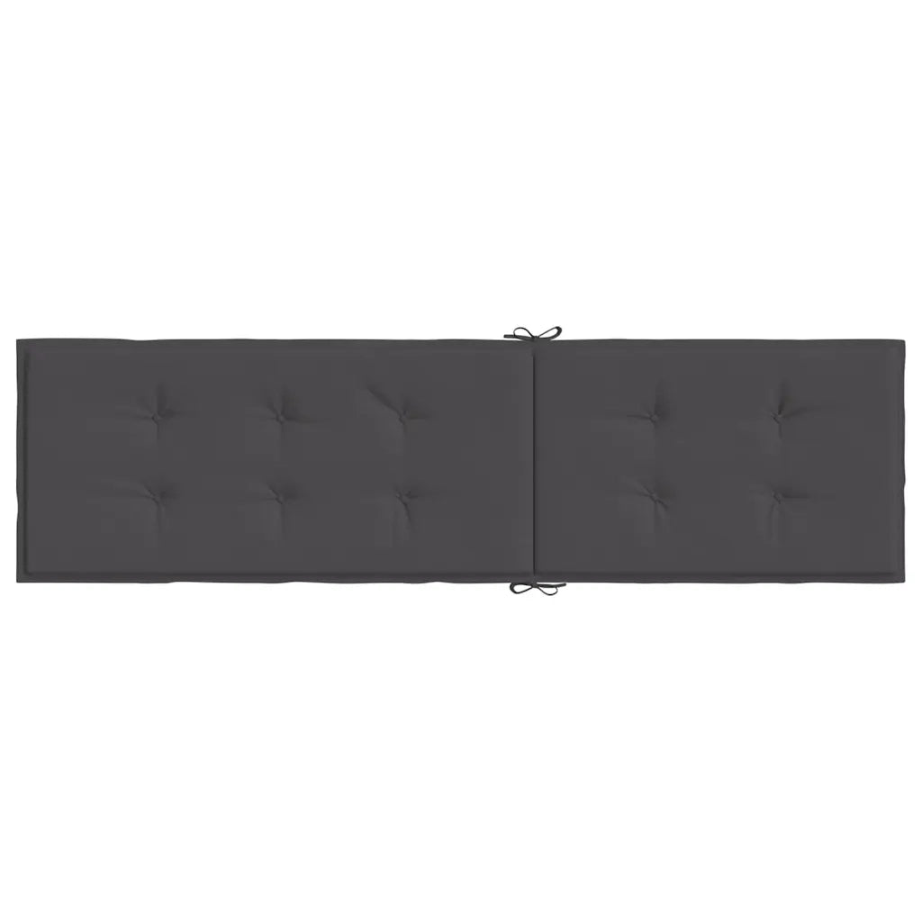 Cuscino per Sdraio Antracite Mélange (75+105)x50x3cm in Tessuto 4002486