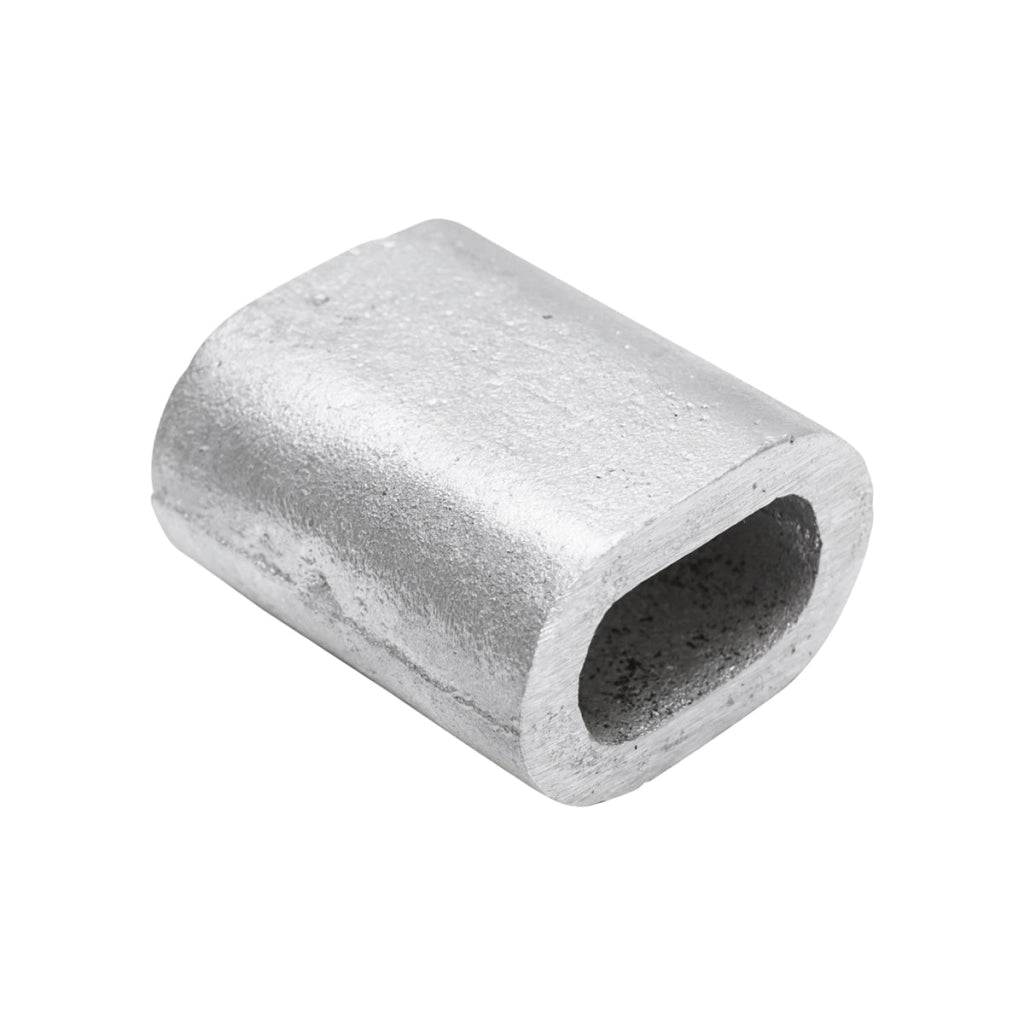 Boccola di pressatura/ghiera in alluminio per cavo del verricello da 13 mm