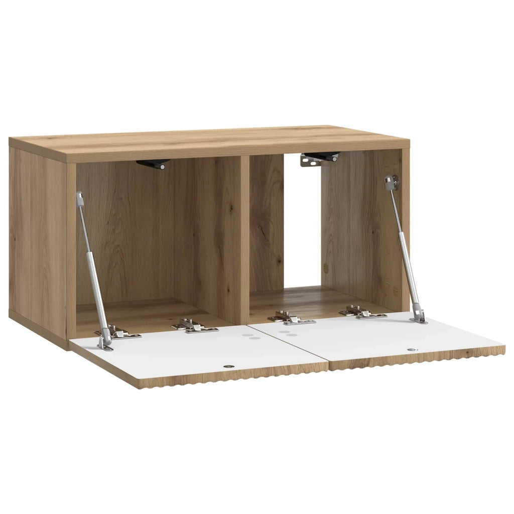 Mobile Porta TV da Muro Rovere Artigianale 59,5 x 31 x 30 cm