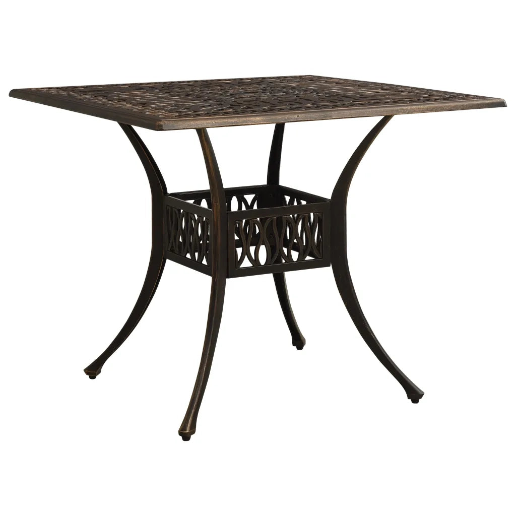 Set da Bistrot 3 pz in Alluminio Pressofuso Bronzo cod mxl 45033