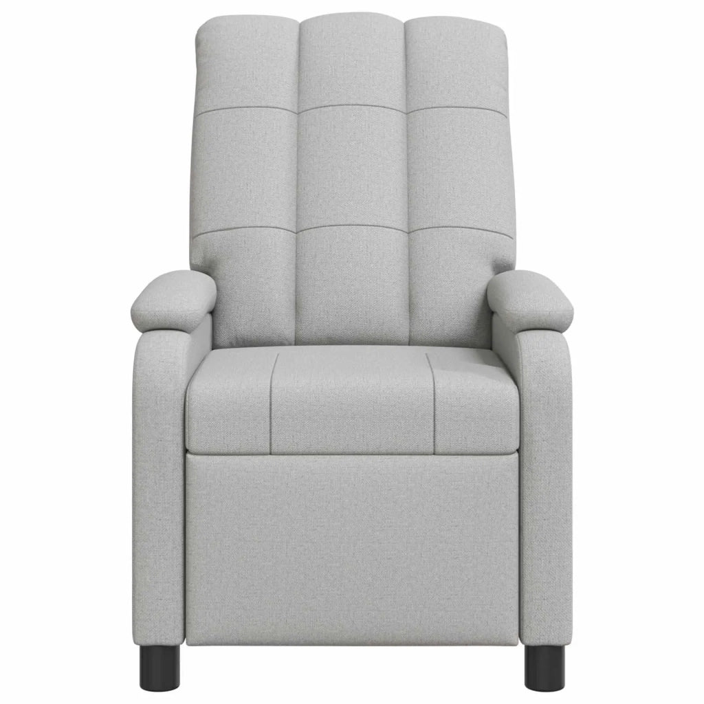 Divano Sedia-Poltrona reclinabile Grigio Nuvola Tessuto 346325