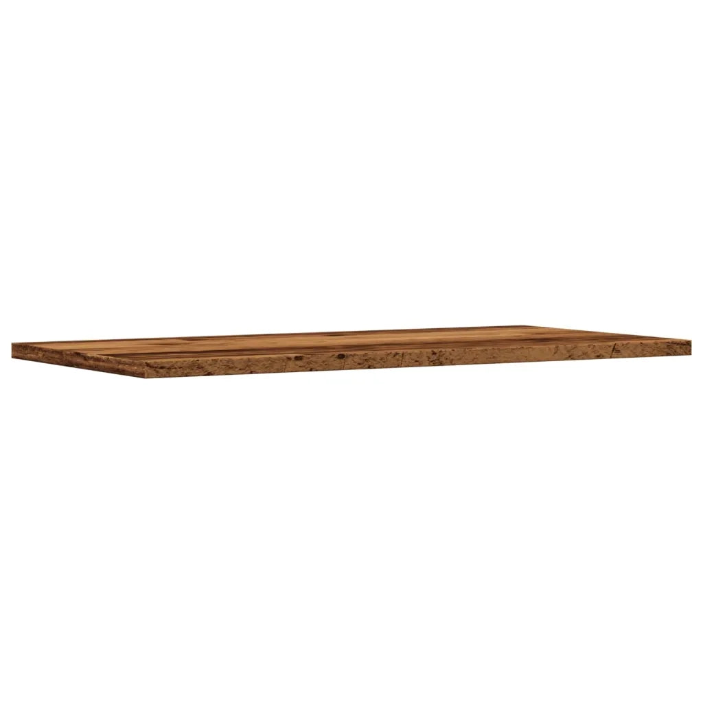 Mensole a Parete 4 pz Legno Antico 60x30x1,5 cm in Truciolato 856299