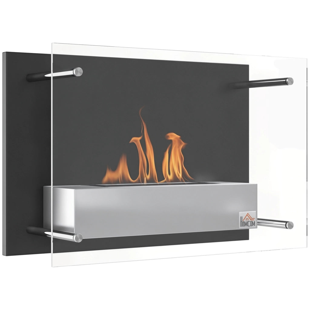 Caminetto a bioetanolo ¨C zephmum ¨C 60x22x40 cm nero