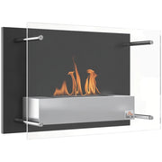 Caminetto a bioetanolo ¨C zephmum ¨C 60x22x40 cm nero