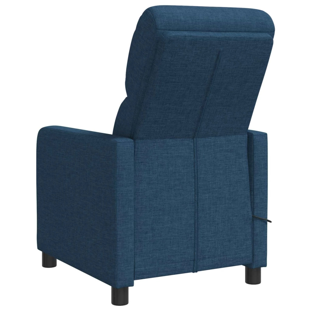 Divano Sedia-Poltrona reclinabile Blu Tessuto 785488