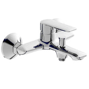Trade Shop - Rubinetto Miscelatore Gruppo Vasca Da Bagno Cromato Con Attacco Doccia Sofi87104 -