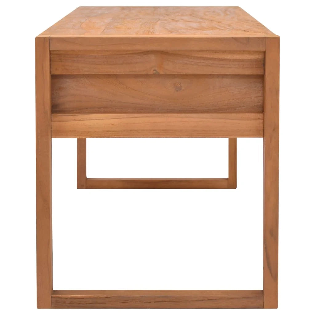 Mobile TV multimediale scaffale TV credenza mobile TV sala da pranzo soggiorno camera da letto 140 x 40 x 45 cm legno di teak marrone 02_0025938