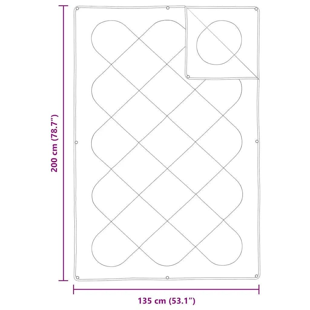 Piumone | Duvet 2-in-1 Bianco 135 x 200 cm Poliestere