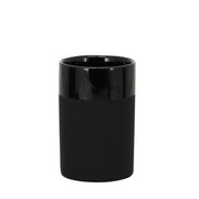 Bicchiere nero in ceramica - serie Black