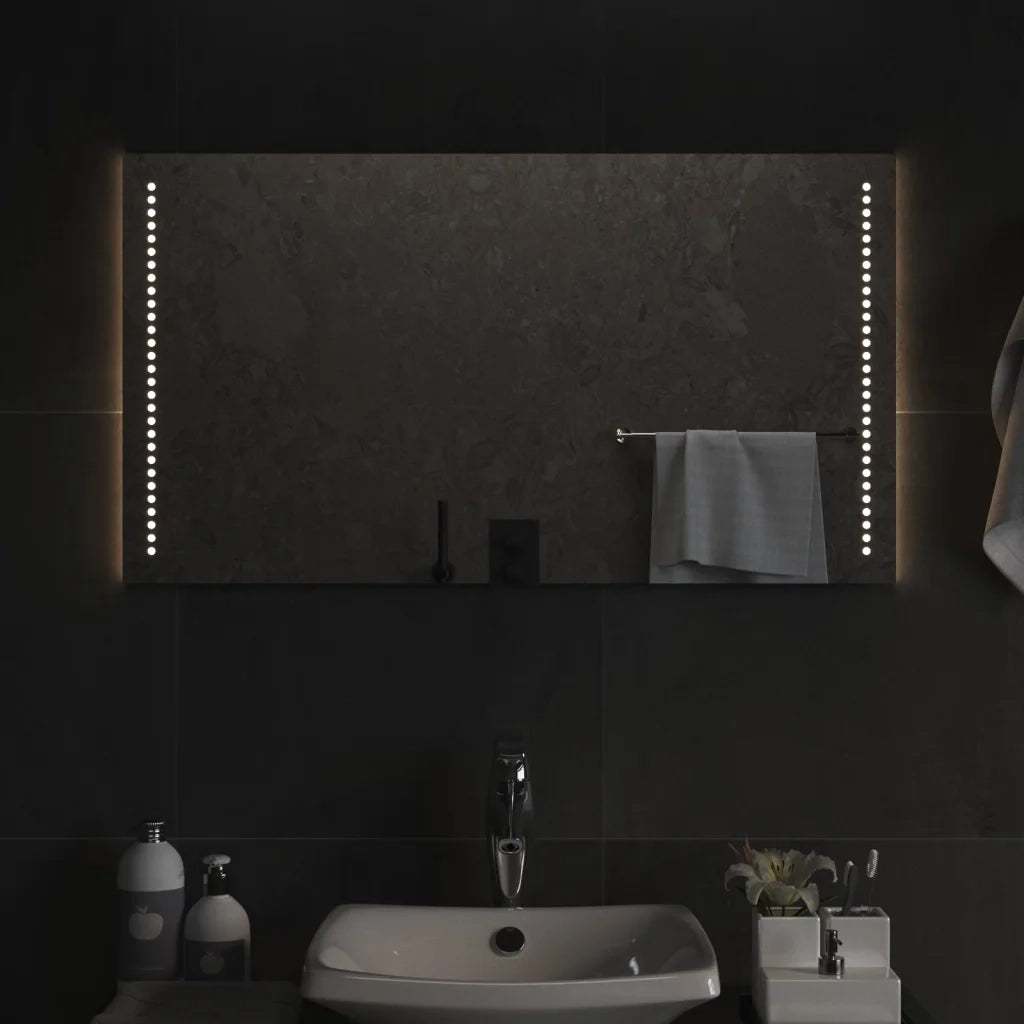 Specchio da Bagno con Luci LED 50x90 cm cod mxl 67494