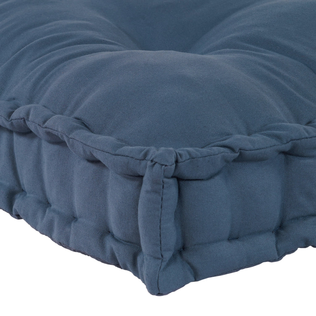 Cuscino per divano a pallet  in tessuto blu