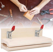 Macchina da cucire in pelle - Maniglia in legno - Utensile manuale - Attrezzatura DIY - Lavorazione della pelle - Stabilità durante l'uso