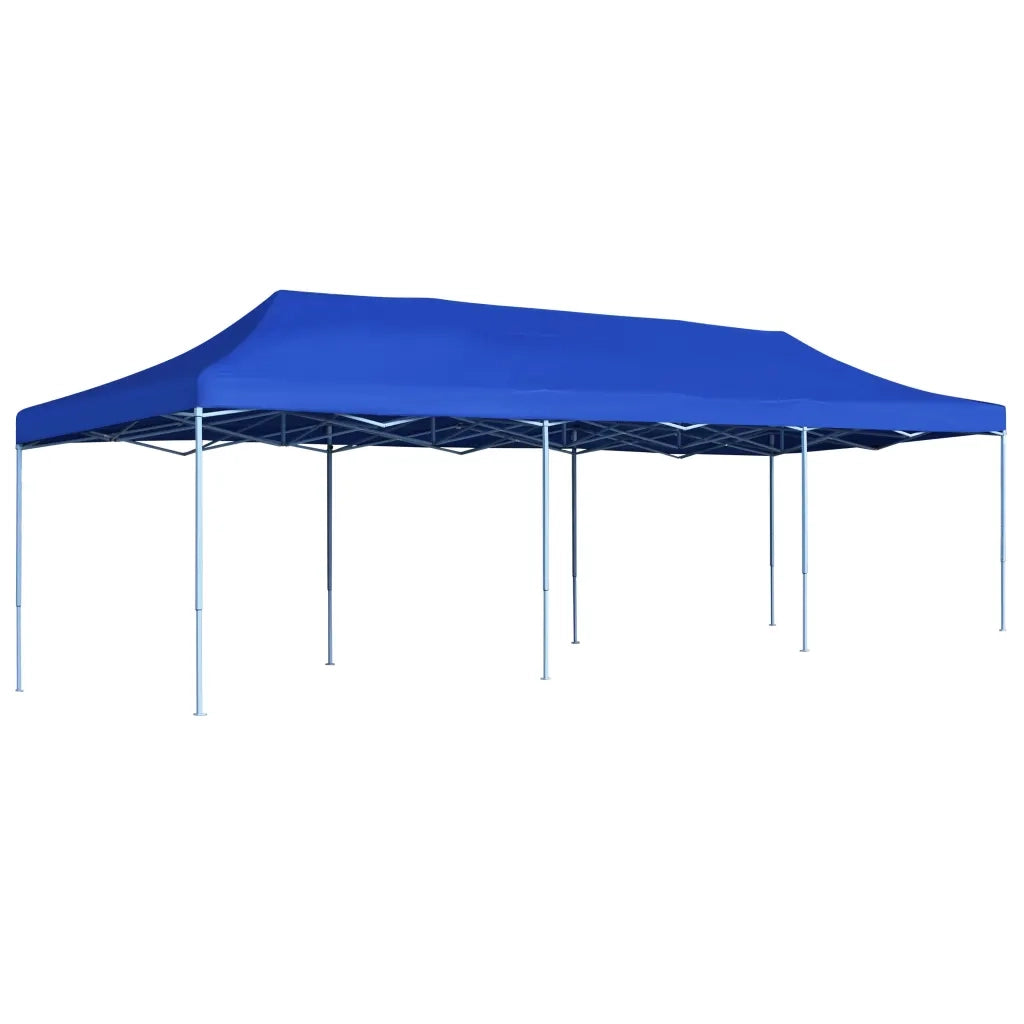 Gazebo Pieghevole Pop-Up 3x9 m Blu cod mxl 58144