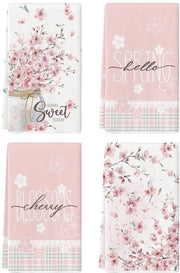 Set di tovaglioli da cucina in stile Kersenbloesem - 42 x 65 cm - Accessori da cucina - Ideale regalo - Lavabile in lavastoviglie