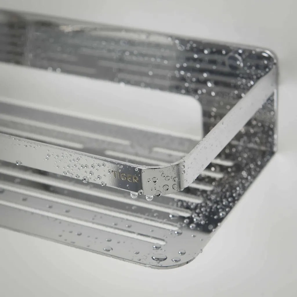 Tiger Mensola da Bagno Caddy Cromata Grande 1400230346 418300