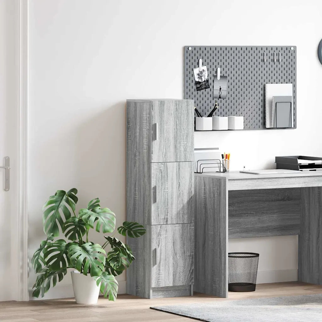 Credenza | Madia | Buffet da pranzo | Armadio da pranzo Grigio Sonoma 31.5 x 32 x 122.5 cm