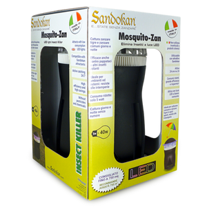 Elettroinsetticida " Mosquito Zan" ad aspirazione con Led UV-Resistente all'acqua