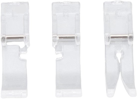 Set di Stecche per Macchina da Cucire 3 Pezzi - Stecche Transparenti per Persiane - Accessorio per Macchina da Cucire - Larghezza 10 mm