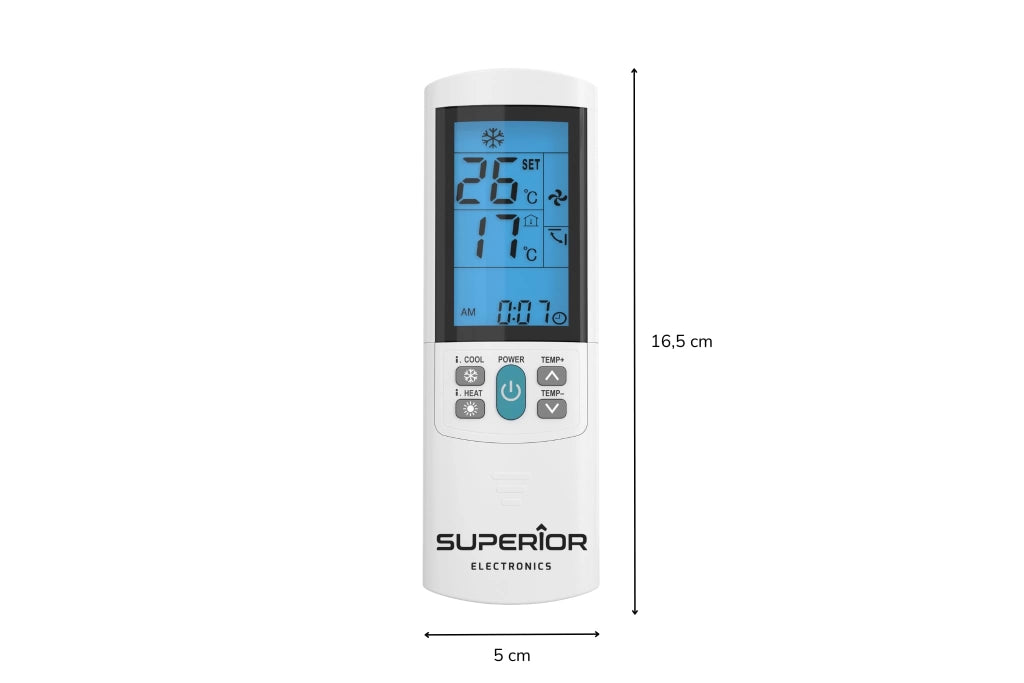 TELECOMANDO UNIVERSALE PER CONDIZIONATORI 'AIRCO-PLUS' - SUPERIOR ELETTRONICS
