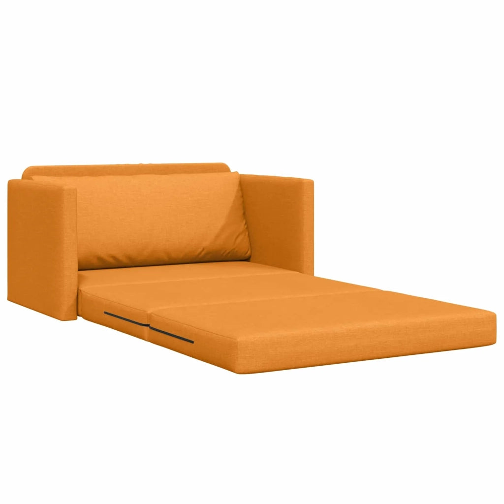 Divano letto 110cm Giallo Scuro Tessuto 4106699