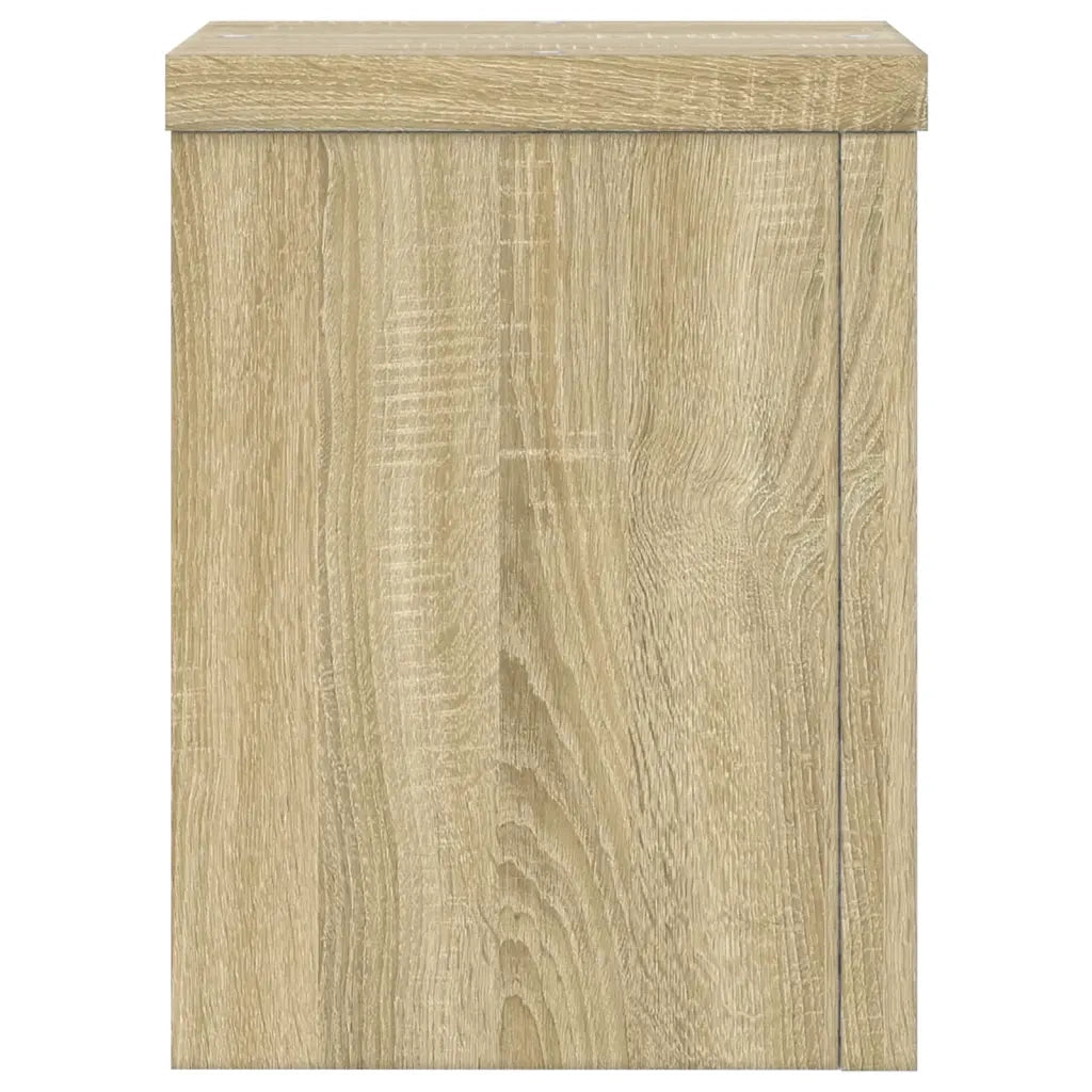 Supporti per Piante 2 pz Rovere 15x15x20 cm in Multistrato 852890
