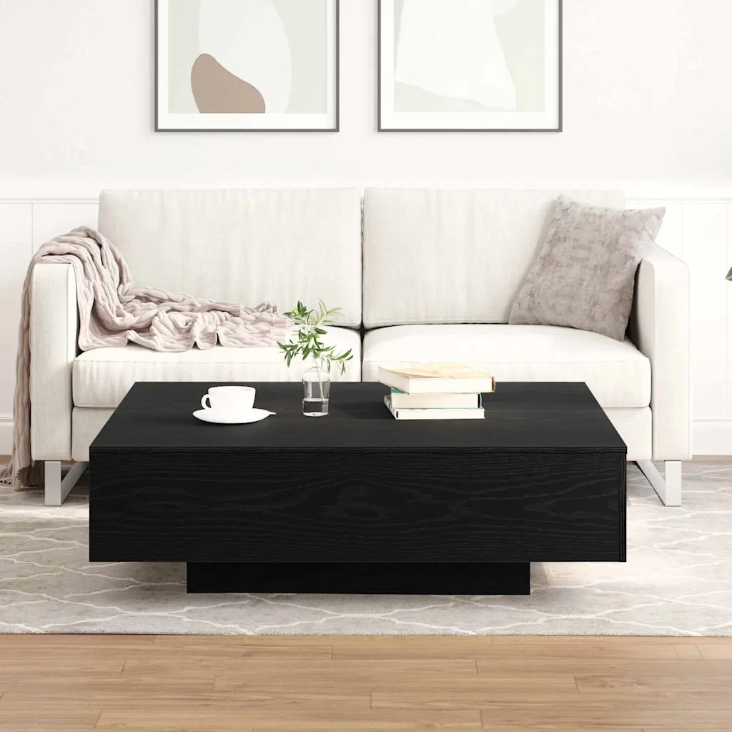 Tavolino da salotto Rovere Nero 100 x 100 x 31 cm 863005