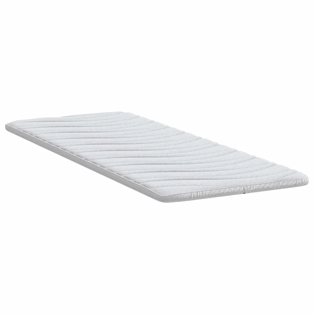 Topper per materasso Bianco 80 x 200 cm Tessuto a maglia 4106402