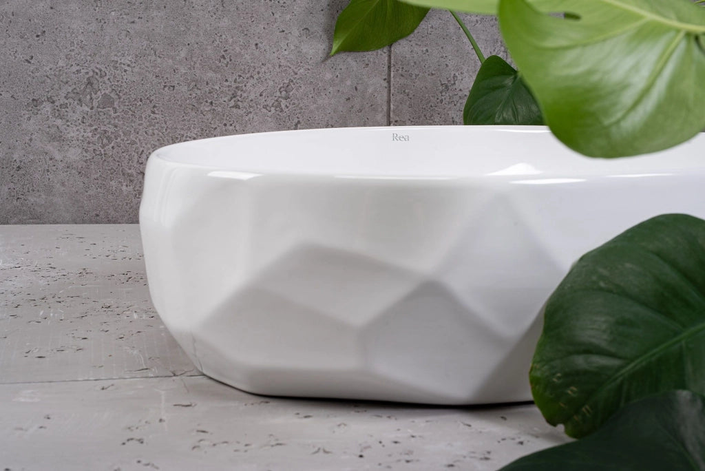 Lavabo Da Appoggio In Ceramica Rea Maya