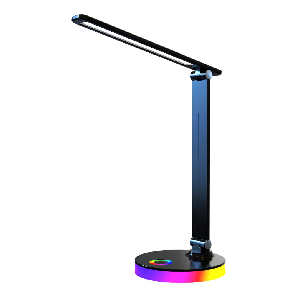 Lampada da scrivania nera RGB CCT LED 5W Bruno Milagro