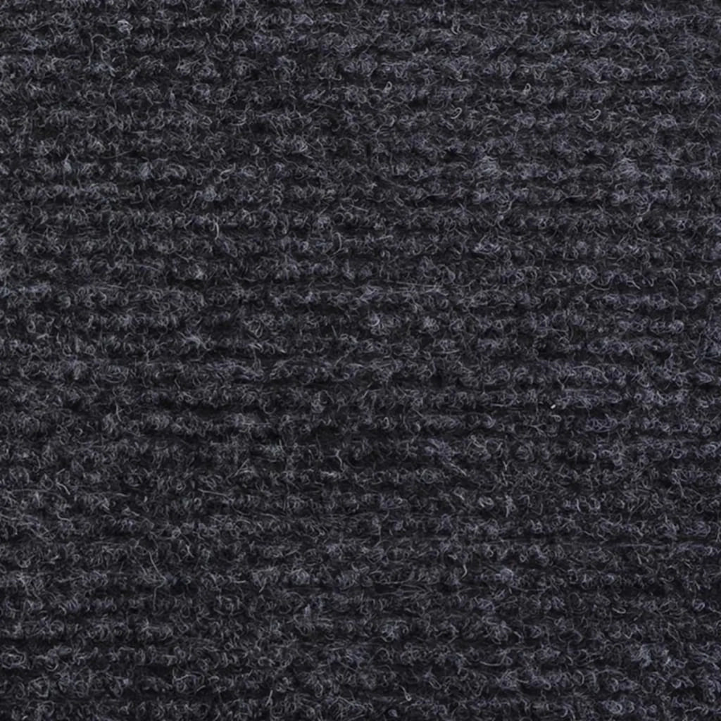 Tappeto Antracite 1,2 x 10 m Poliestere 331334