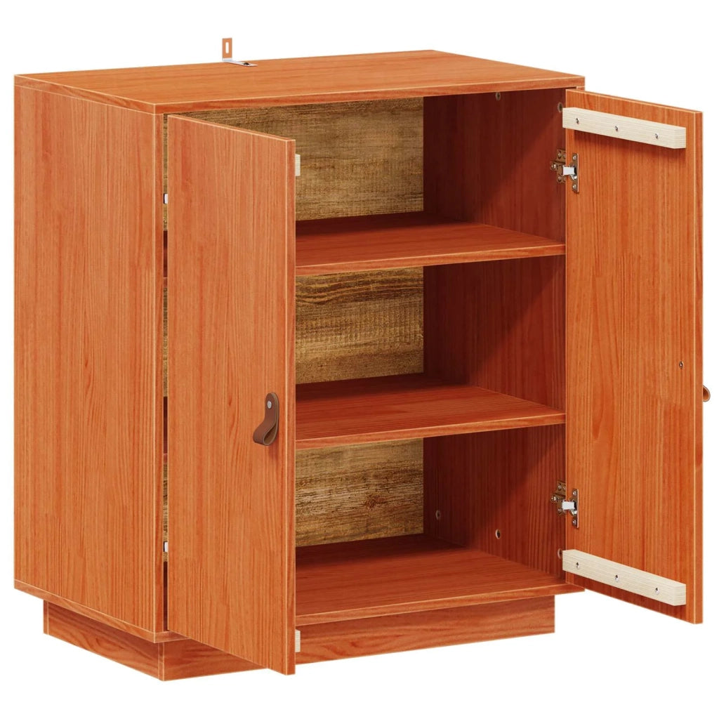 Credenza Marrone Cera 65,5 x 40 x 75 cm Legno di pino massiccio